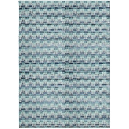 Safavieh Montauk Large Rectangle Area Rug, Turquoise and Multicolor - 9 x 12 ft. MTK121C-9